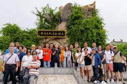 探索全世界旅游-台湾旅游交流协会前来洪洞大槐树景区考察调研
