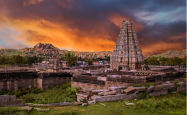 旅游网-印度旅游_欣赏印度亨比寺庙的建筑杰作