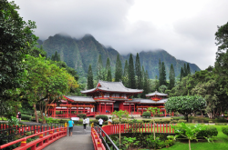 夏威夷群岛文化中心之行-寺庙谷纪念公园之旅
