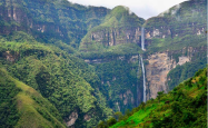 旅游网-秘鲁旅游_徒步前往秘鲁戈克塔瀑布，欣赏大自然的雄伟之美